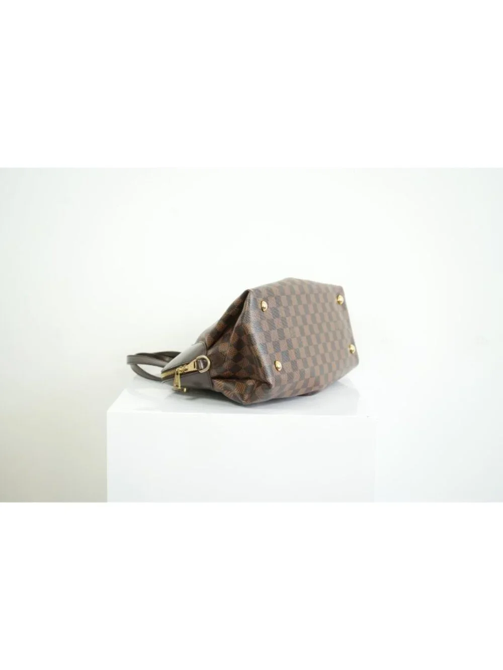 Louis Vuitton Damier Ebene Salvi Bag With Strap and Dust Bag